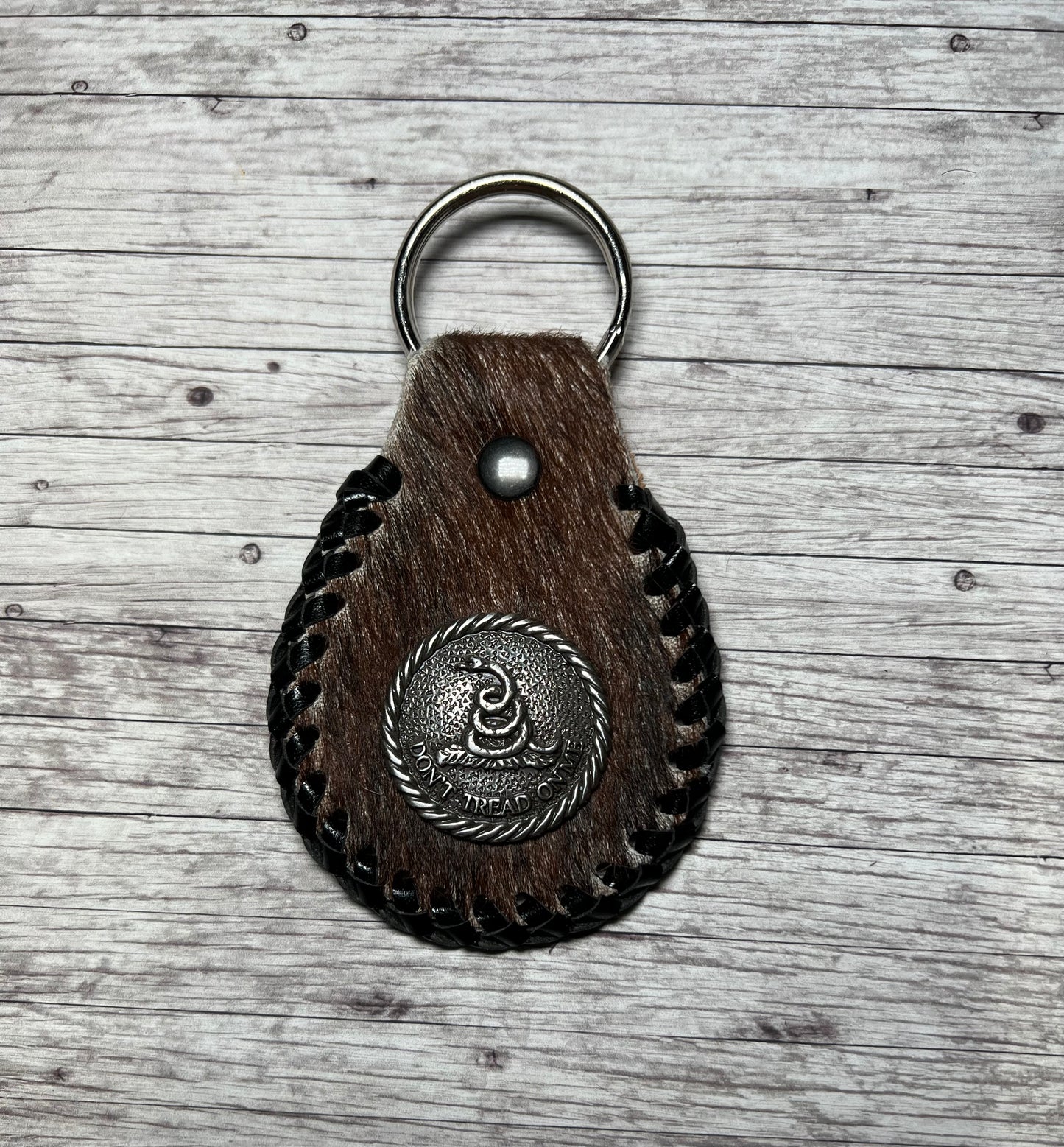 Don’t Tread on Me Concho Keychain